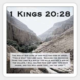 1 Kings 20:28 Sticker